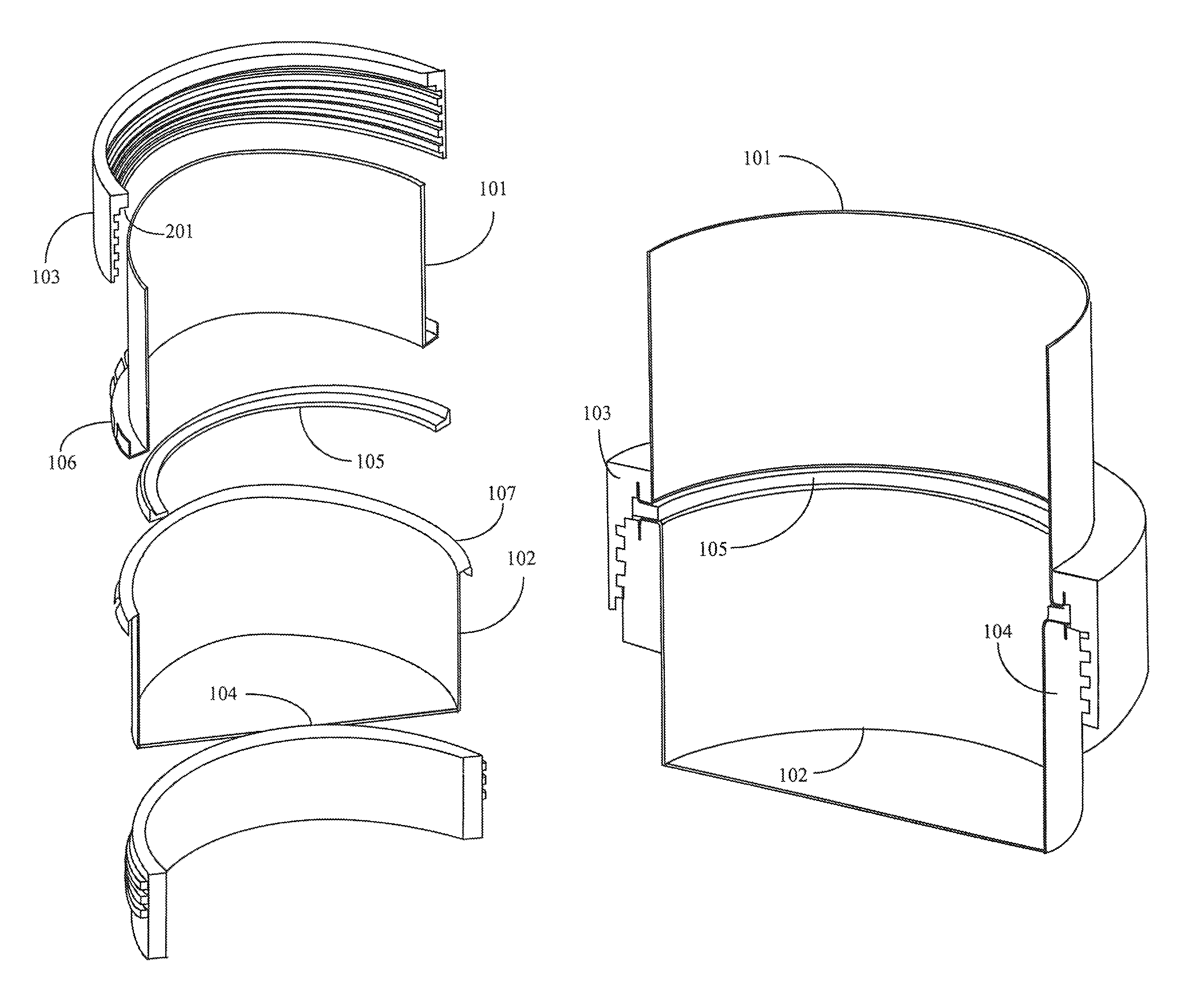 Reusable containers for storing foodstuffs or liquids