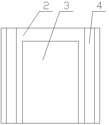 Supporting device for L-shaped panels different in specification