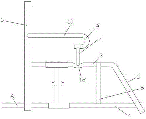 Damping wheelchair bracket