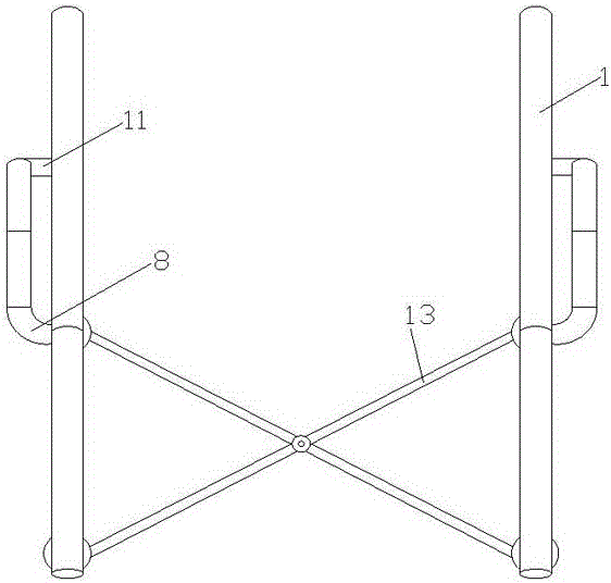 Damping wheelchair bracket