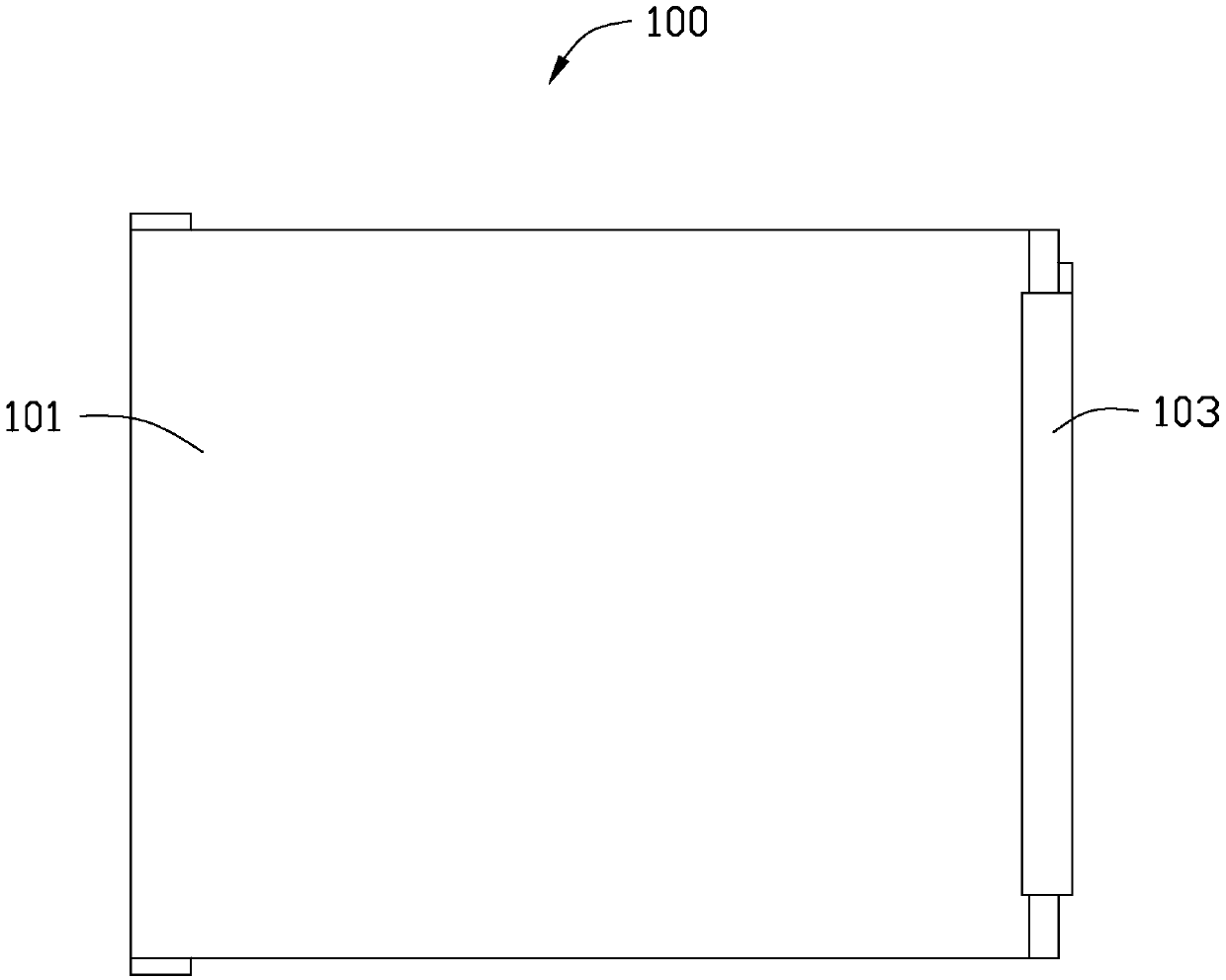 foldable-battery-and-electronic-device-provided-with-foldable-battery