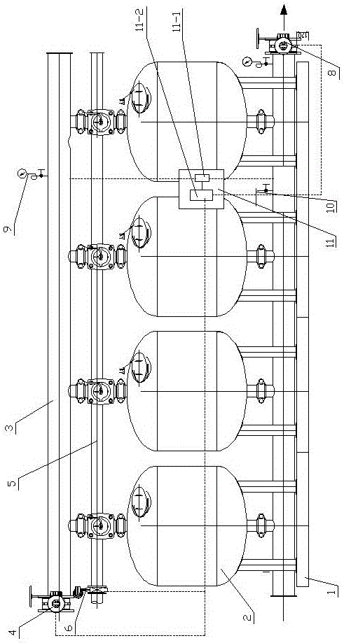 Automatic continuous quick filtering system