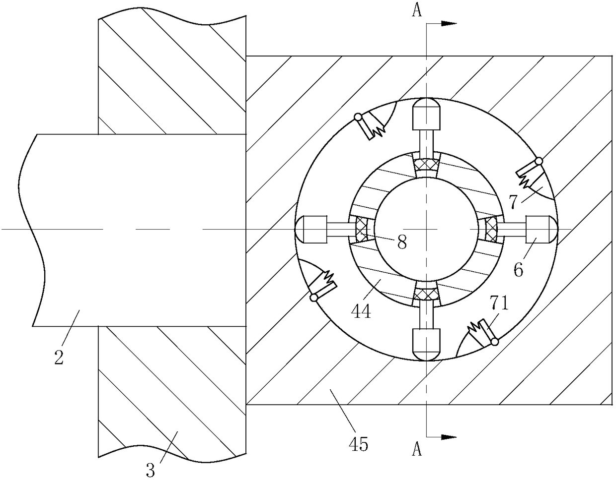 Thermal power plant SCR denitration reaction catalytic device