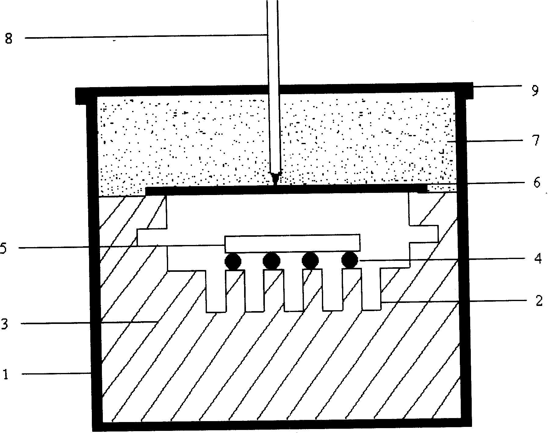 Method of preparing LiGaO2/beta-Ga2O3 composite backing material