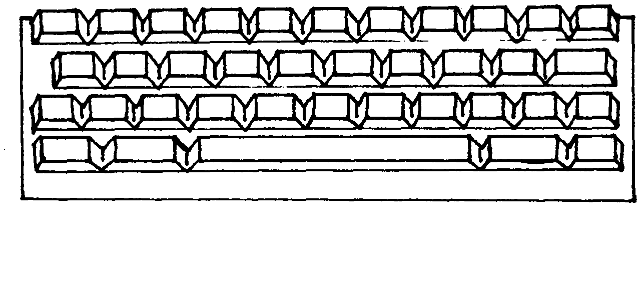 Solid input device for virtual keyboard