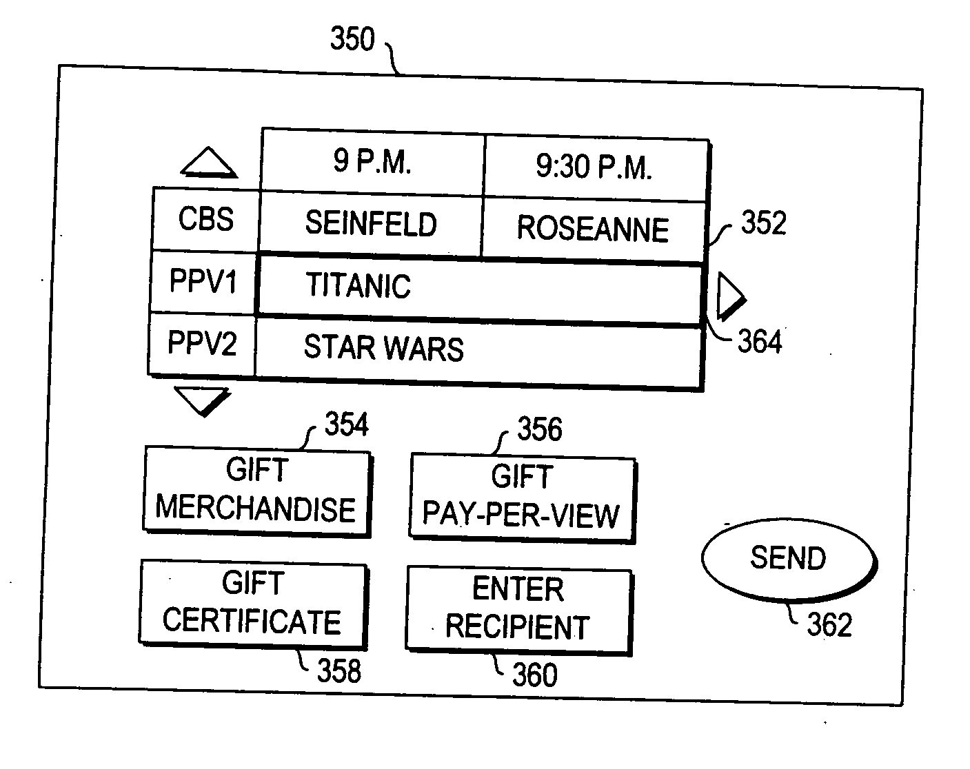 Systems and methods for providing a program as a gift using an interactive application