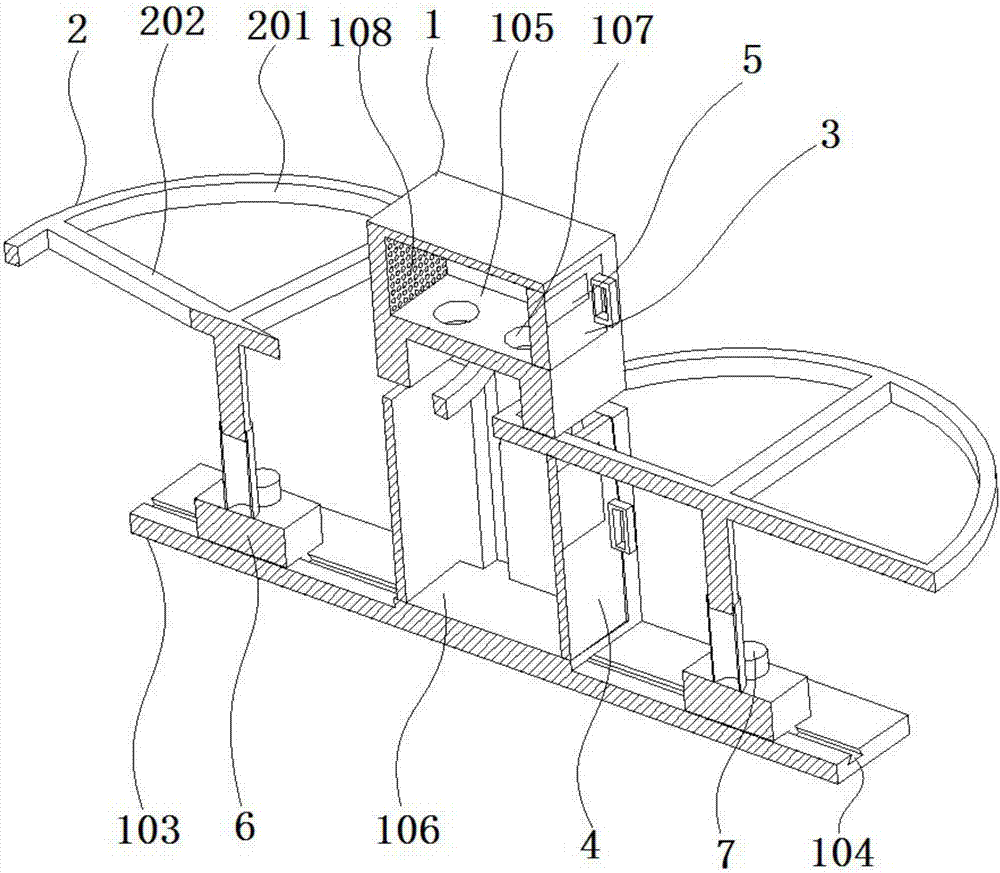 Drying device for bean vermicelli processing