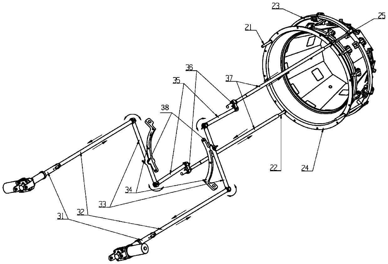 Electrically-driven afterburner and area-adjustable exhaust nozzle integrated structure