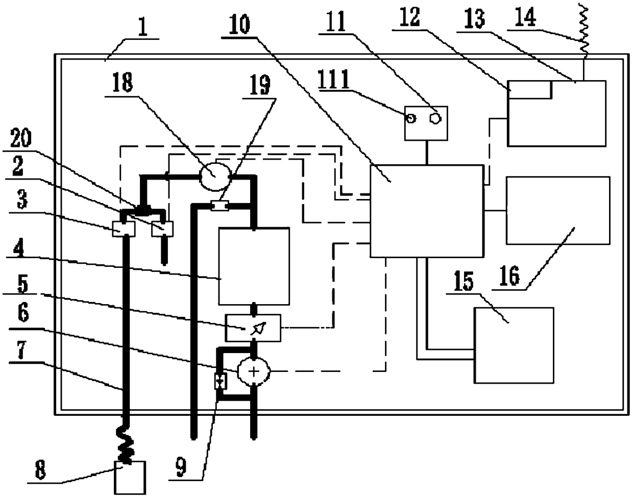 Water environment DNA intelligent collecting device and collecting method