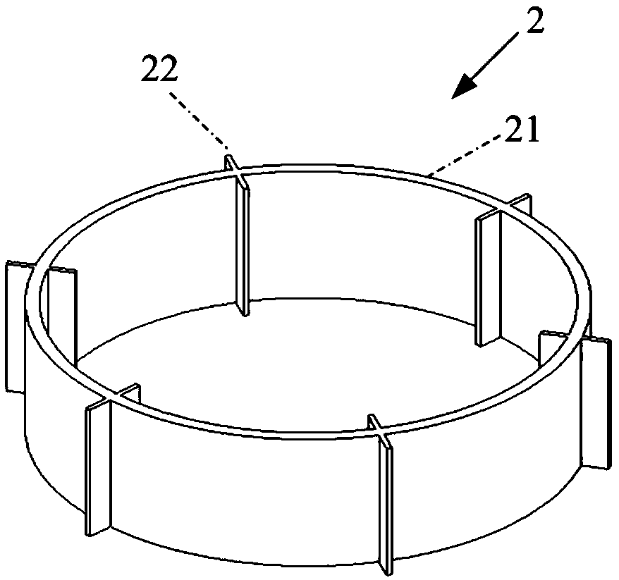 Bulk solid material friction characteristic test fixture and sample filling method