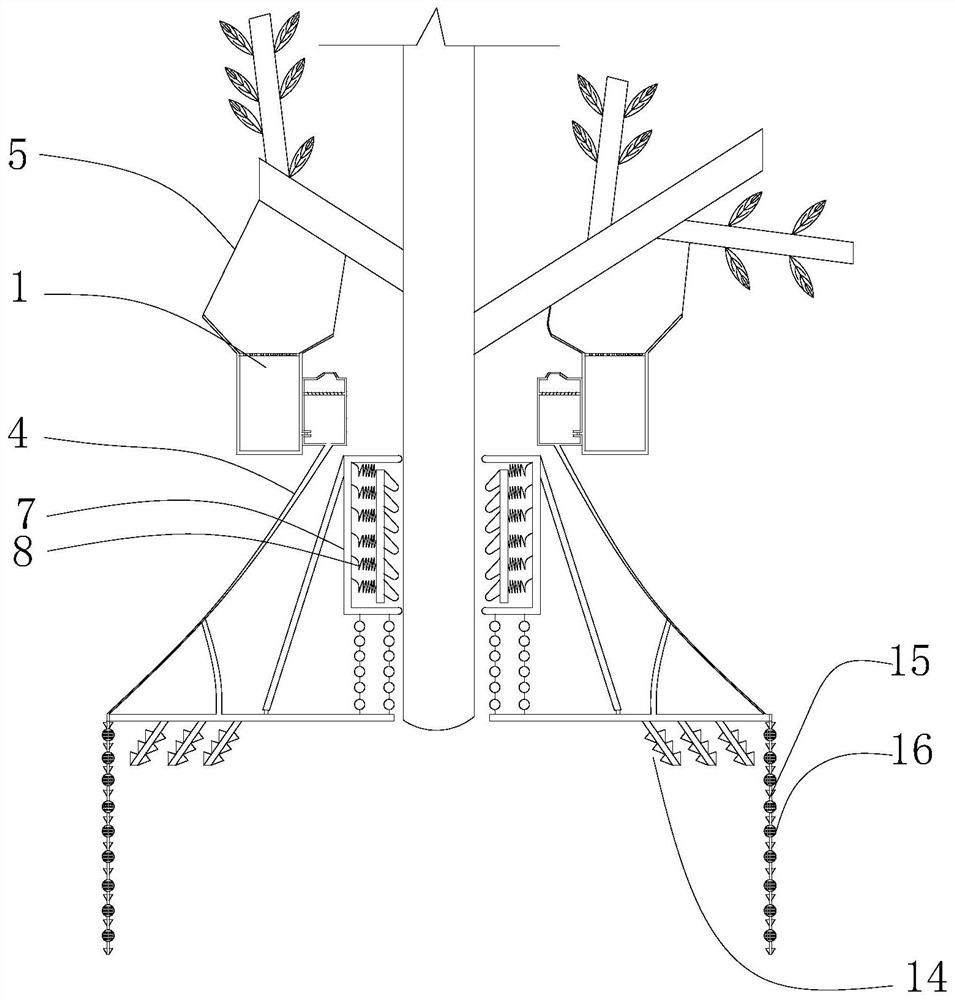 An automatic watering anti-theft planting device