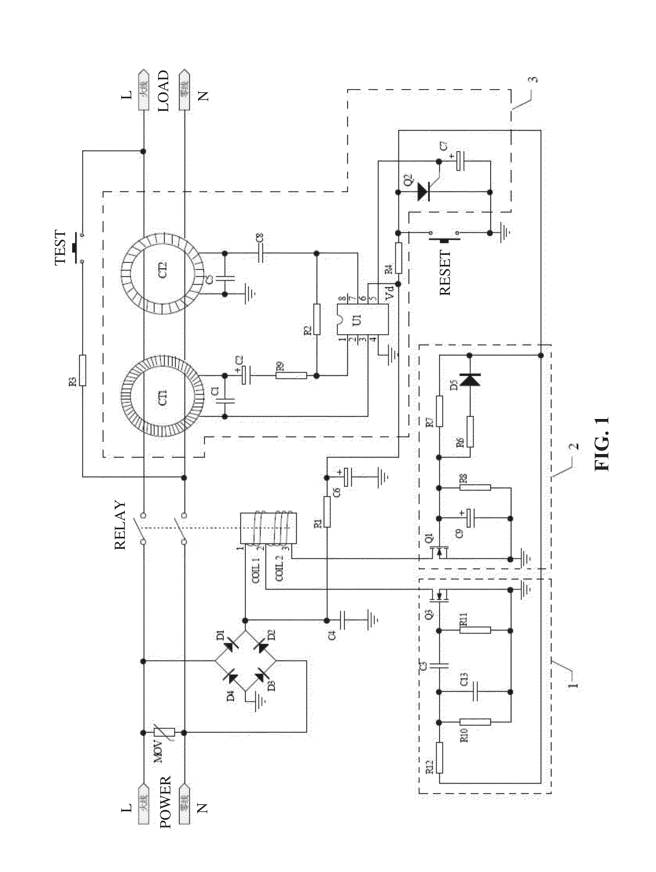 Ground-fault circuit interrupter