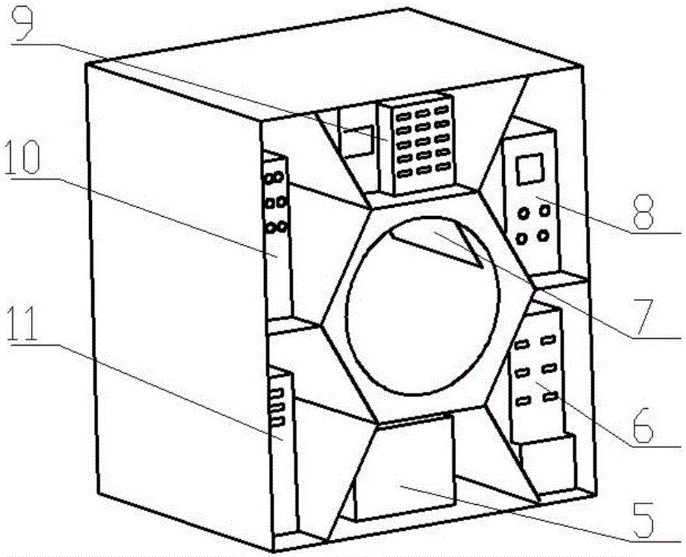 Safety emergency shelter for honeycomb mall