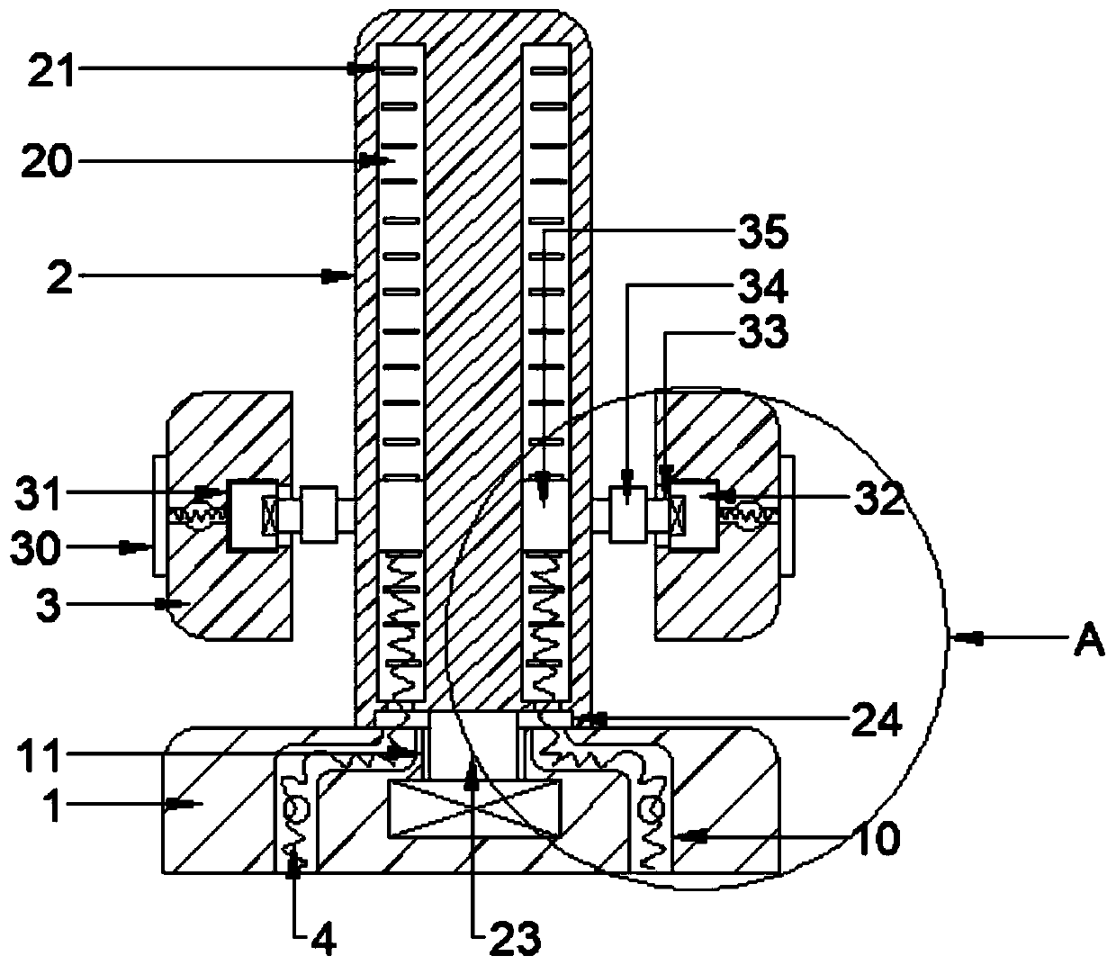 Photovoltaic charging pile capable of being moved and adjusted in multiple directions