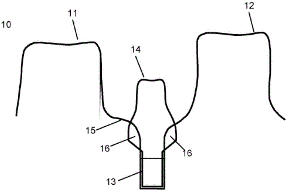 Method for modifying the gingival portion of a virtual model of a set of teeth
