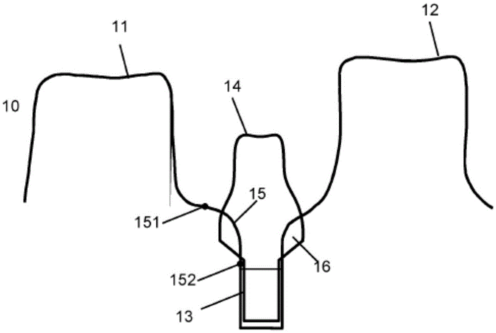 Method for modifying the gingival portion of a virtual model of a set of teeth