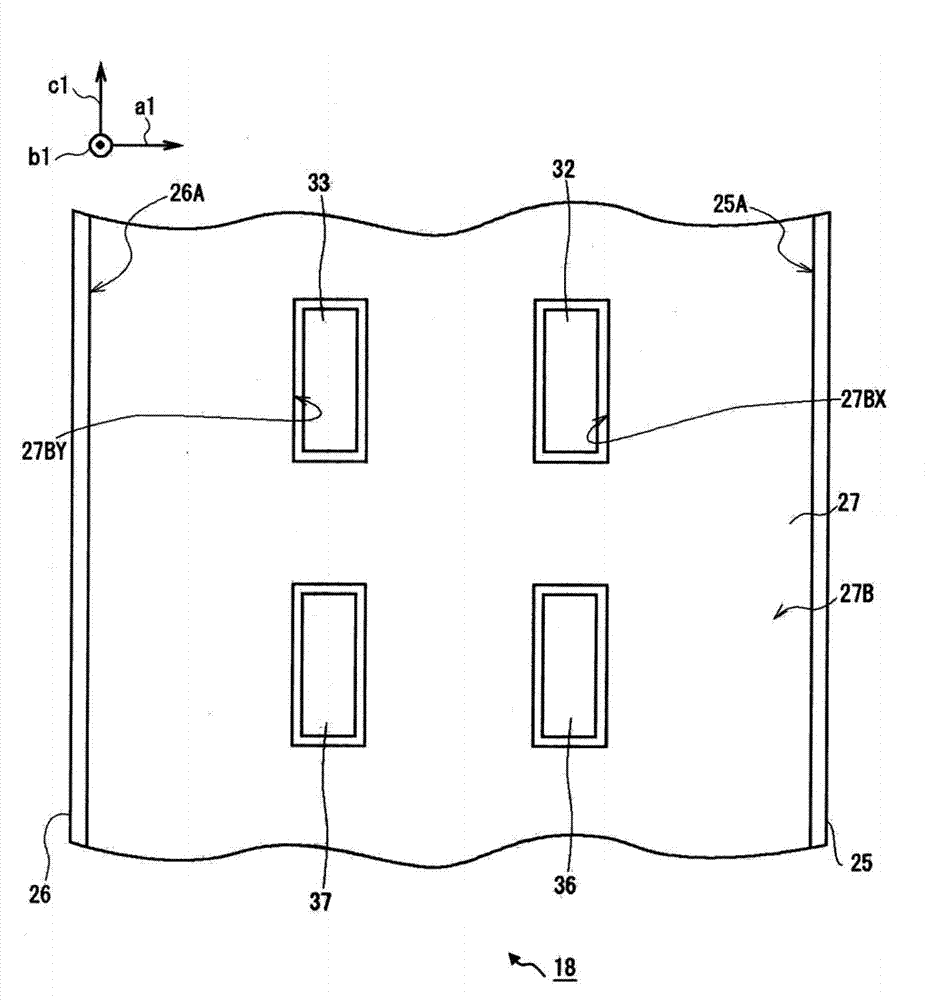 Paper sheet conveying device and paper sheet processing device