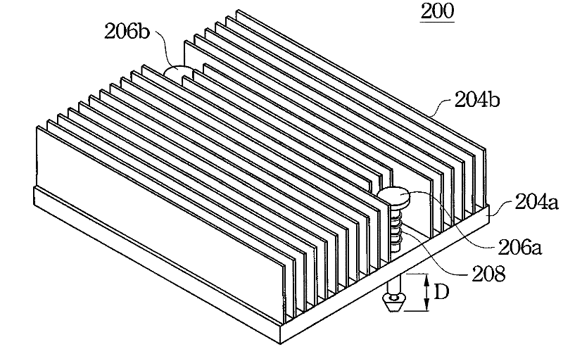Positioning buckle column and heat dissipating device using the same