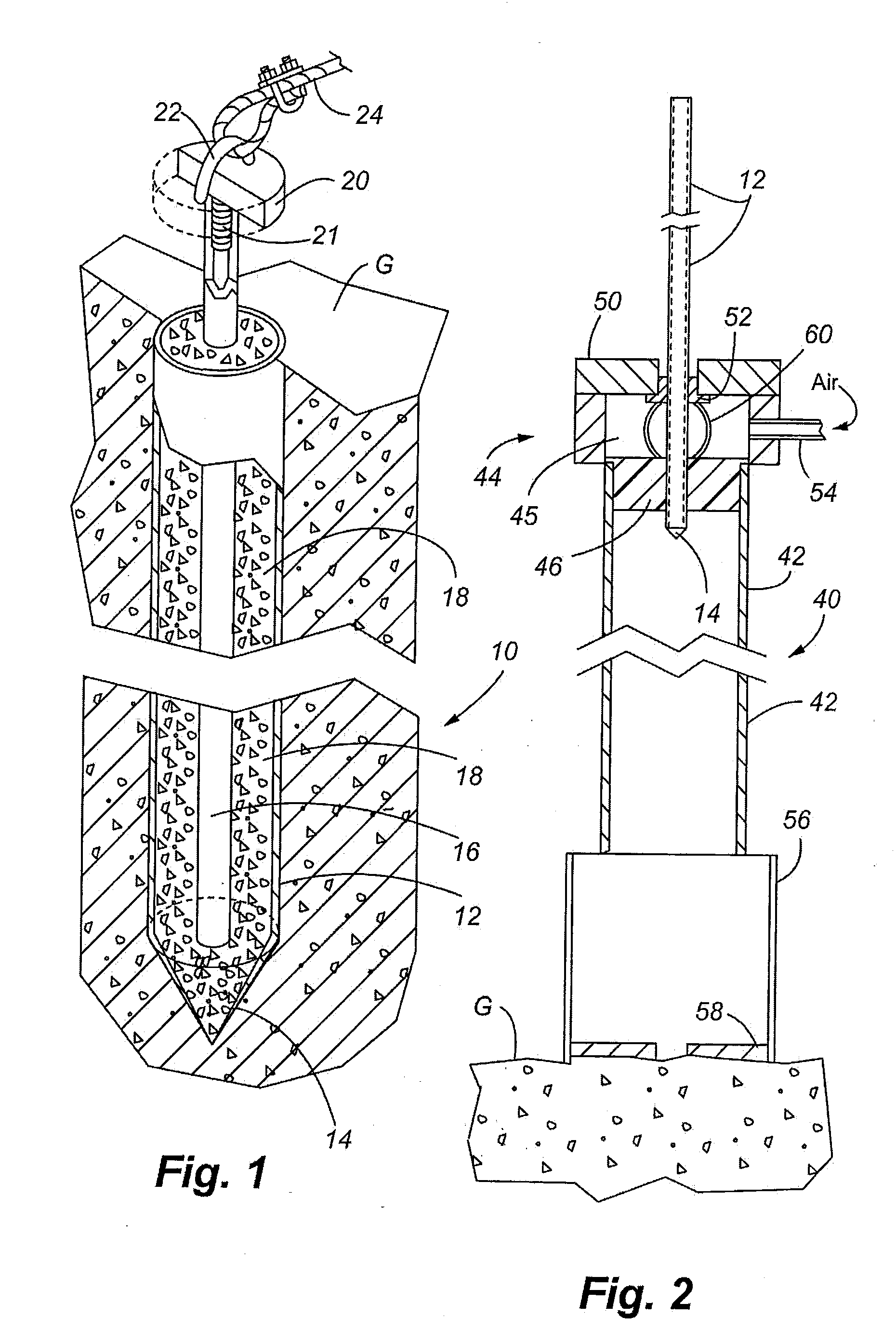 Self-centralizing soil nail and method of creating subsurface support