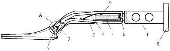 Beating-pulling apparatus for medullary cavity file