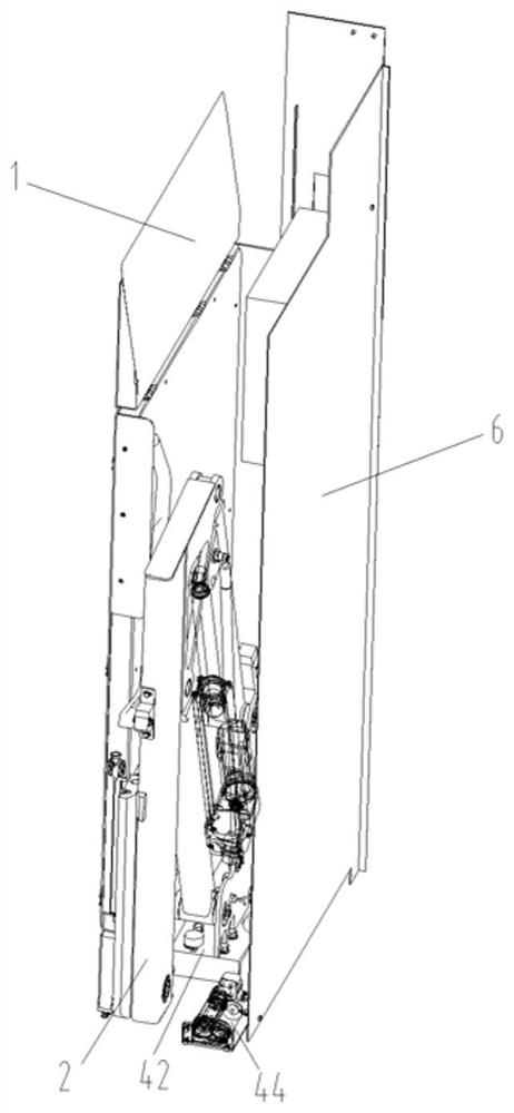 Auxiliary equipment for person with mobility difficulties to get on and off vehicles