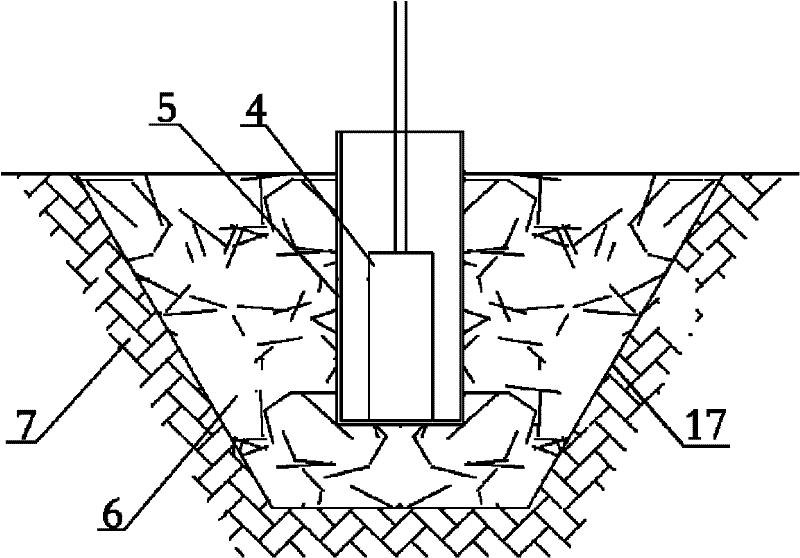 Base pit dewatering and water saving device and construction method thereof