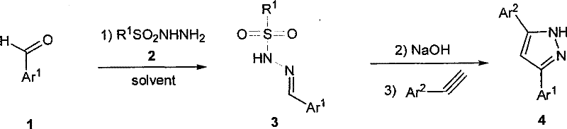 Method for synthesizing 3,5-disubstituted pyrazole