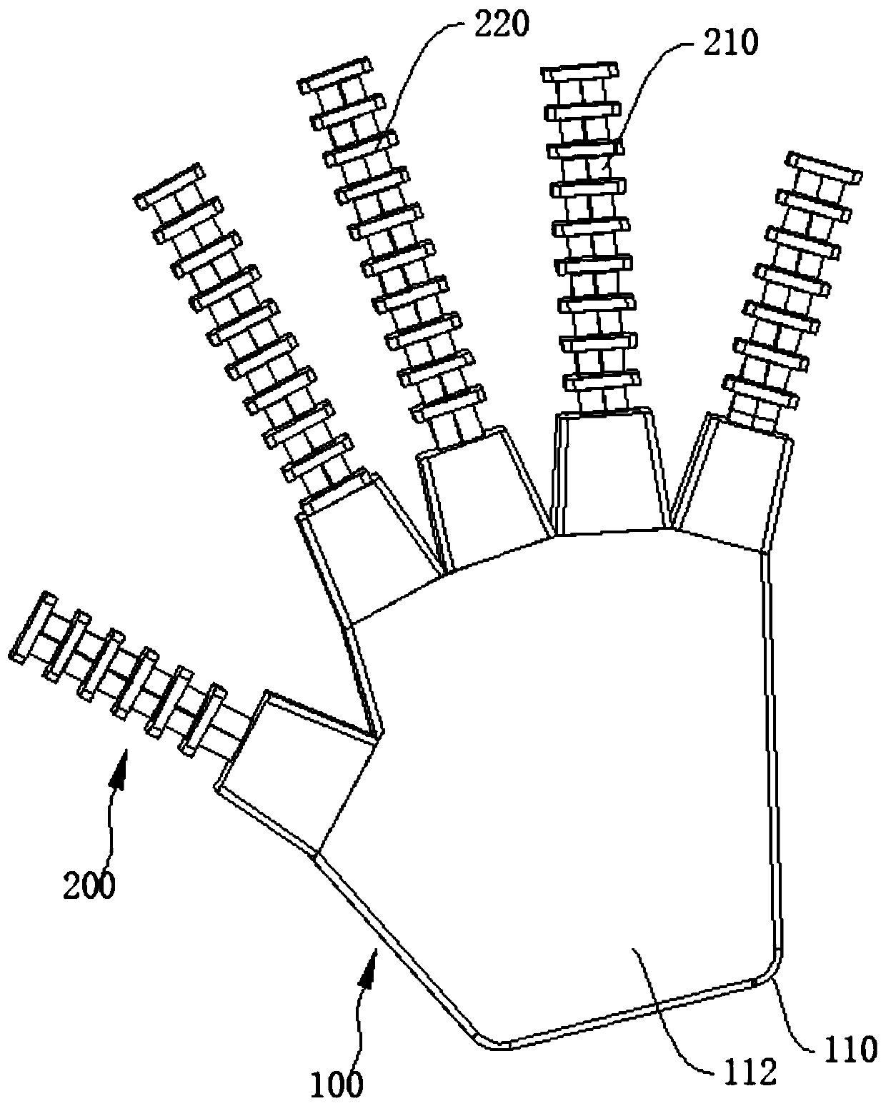 Rope-driven flexible claw and robot