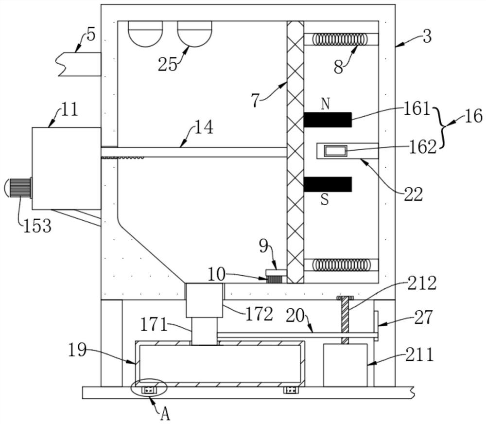 A mobile pressure swing adsorption oxygen production device
