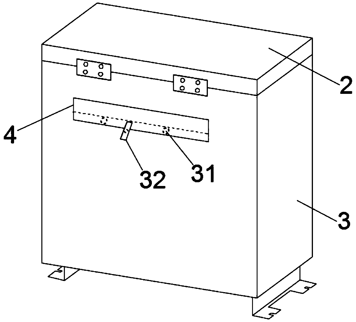 Robot welding production control cabinet with high heat dissipation