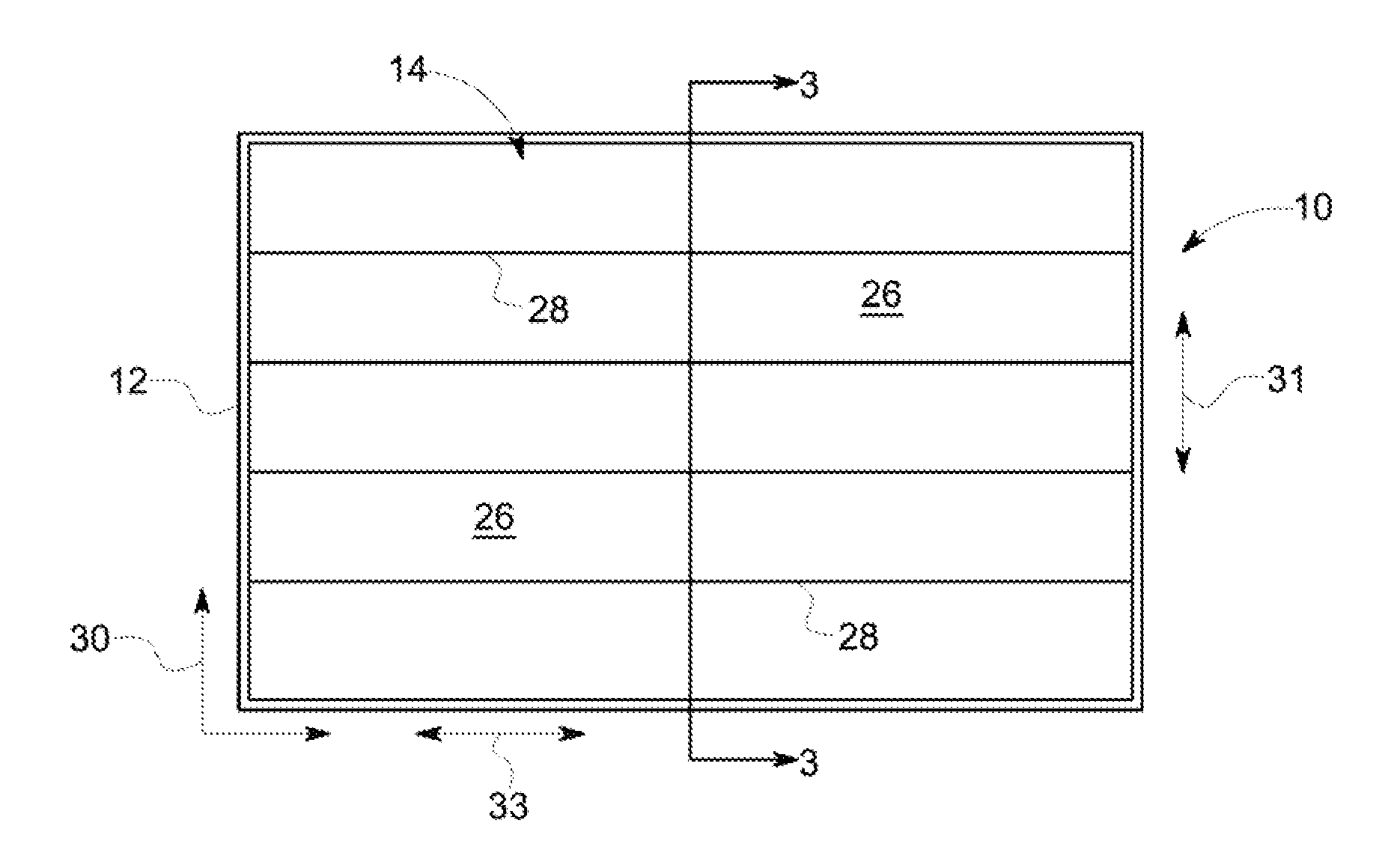 Multi-structure cathode for flexible organic light emitting diode (OLED) device and method of making same