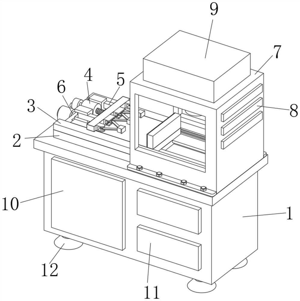 A CNC machining center capable of clamping special-shaped workpieces