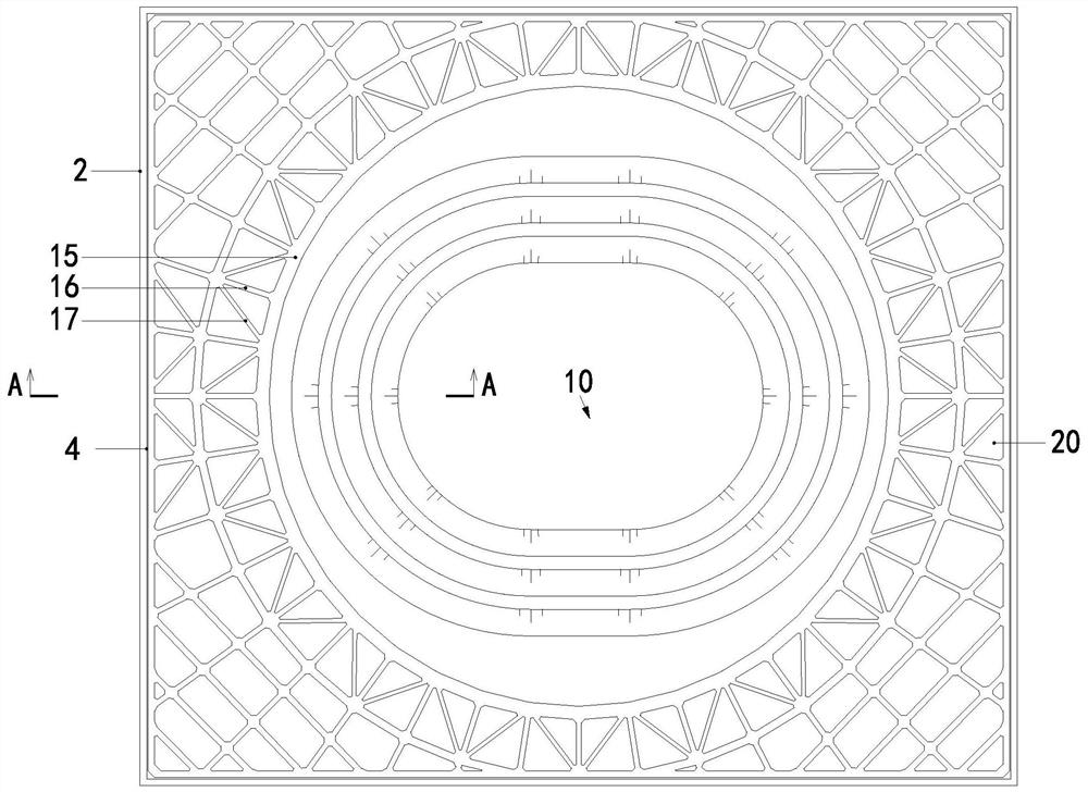 Efficient excavation construction method for deep foundation pit