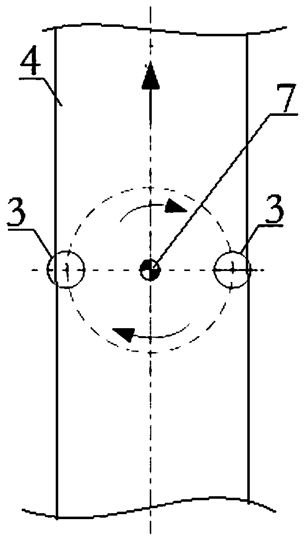 Automatic rust removing method for large splicing seam of ship hull plate