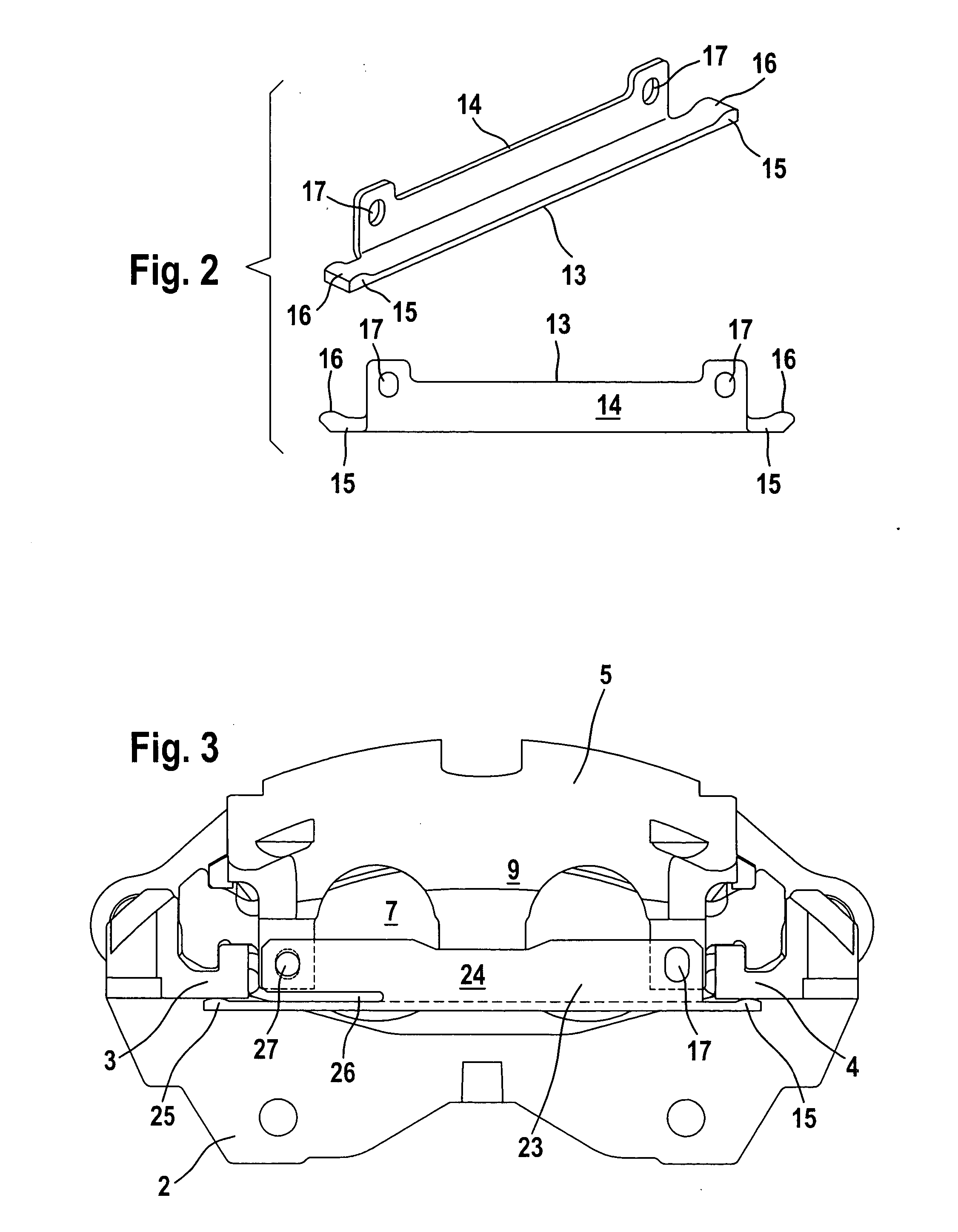 Floating-caliper disk brake