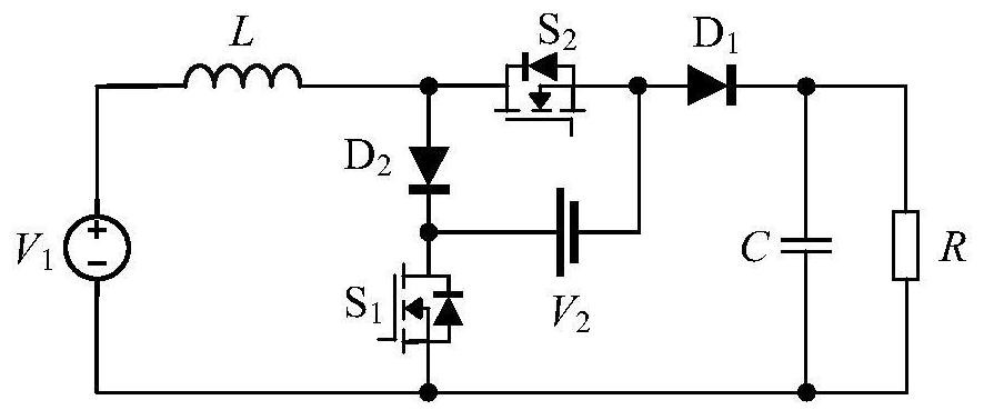 Non-isolated three-port DC converter and its control method and circuit