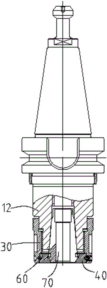 High-precision elastic barrel clamp fixing device