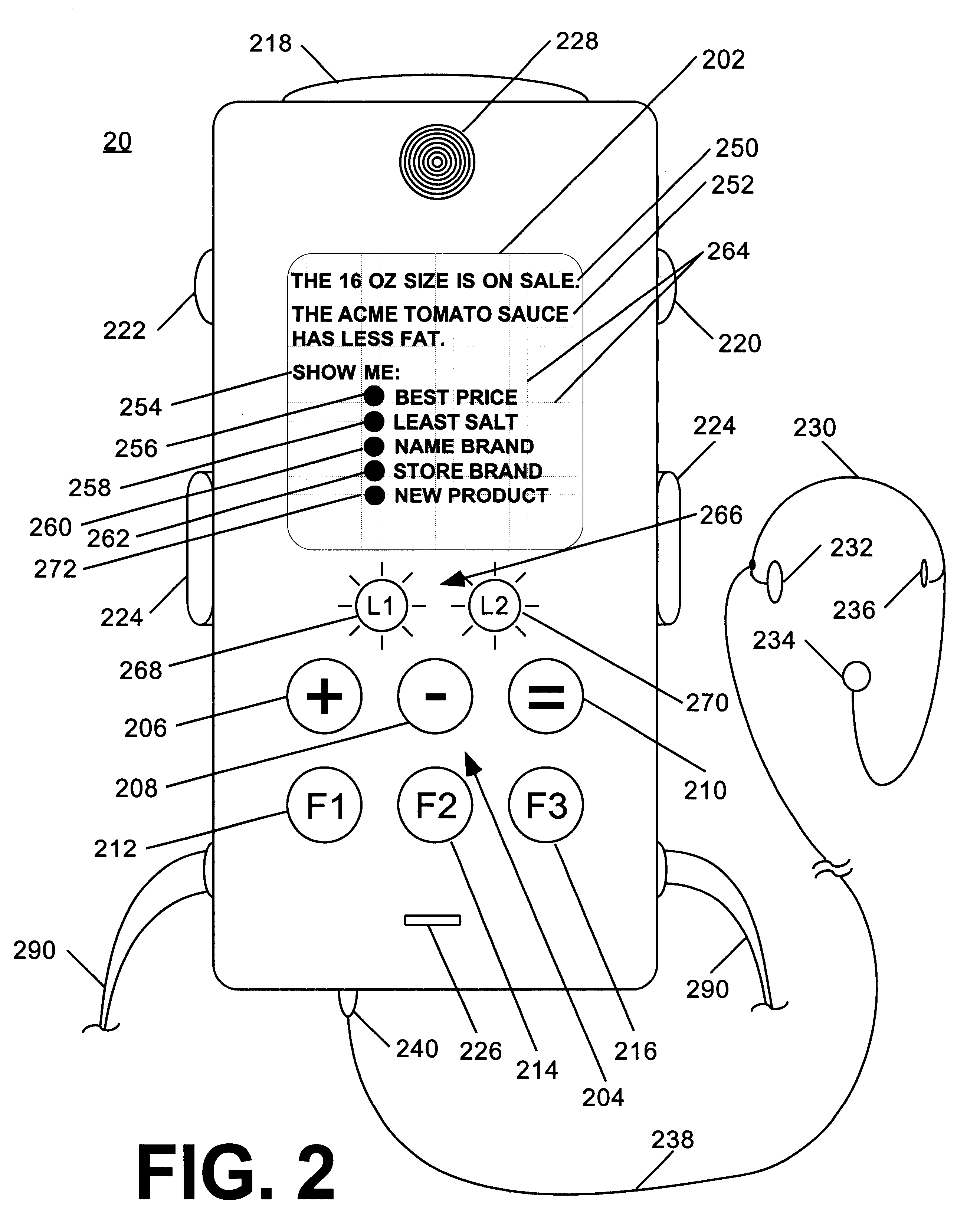 Interactive shopping system with mobile apparatus