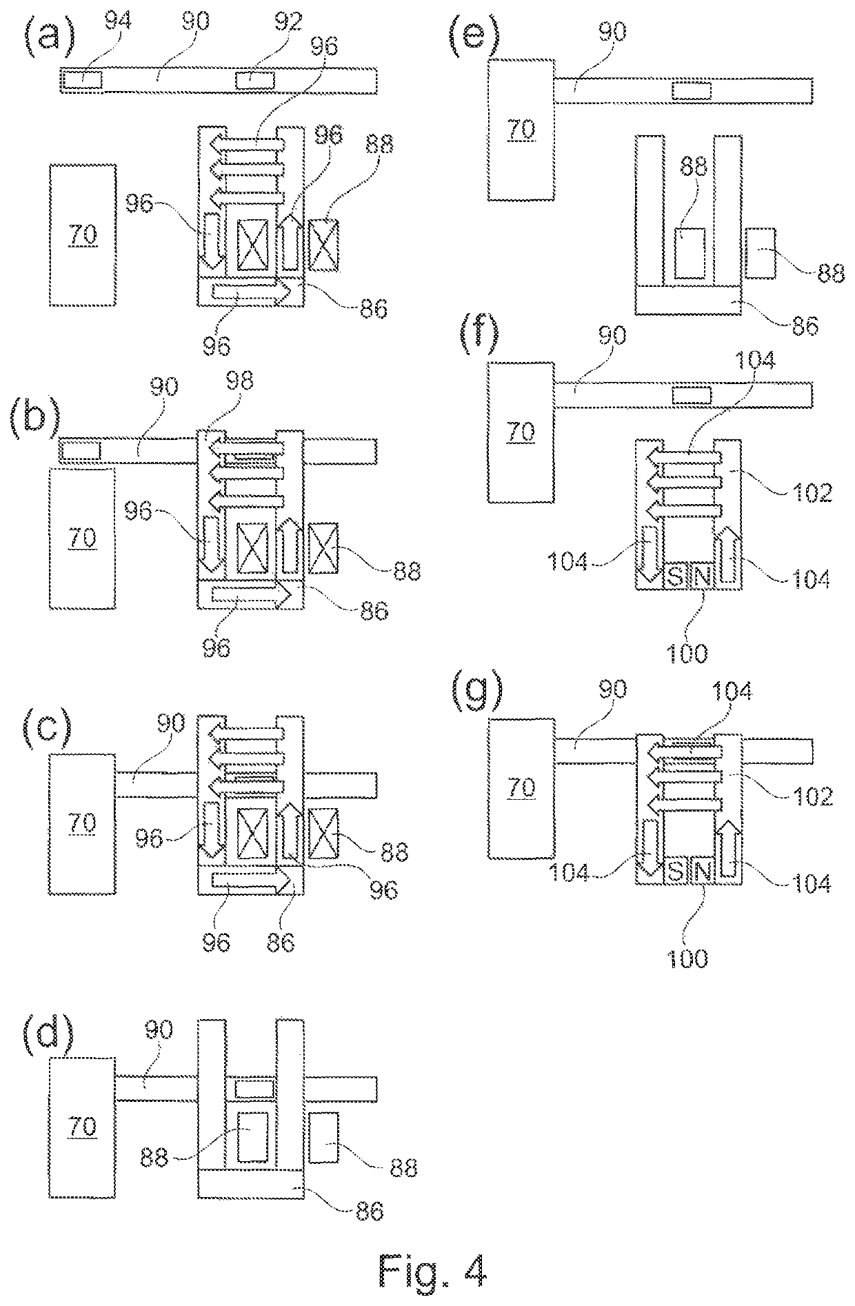 Gripper device, and use of a gripper device