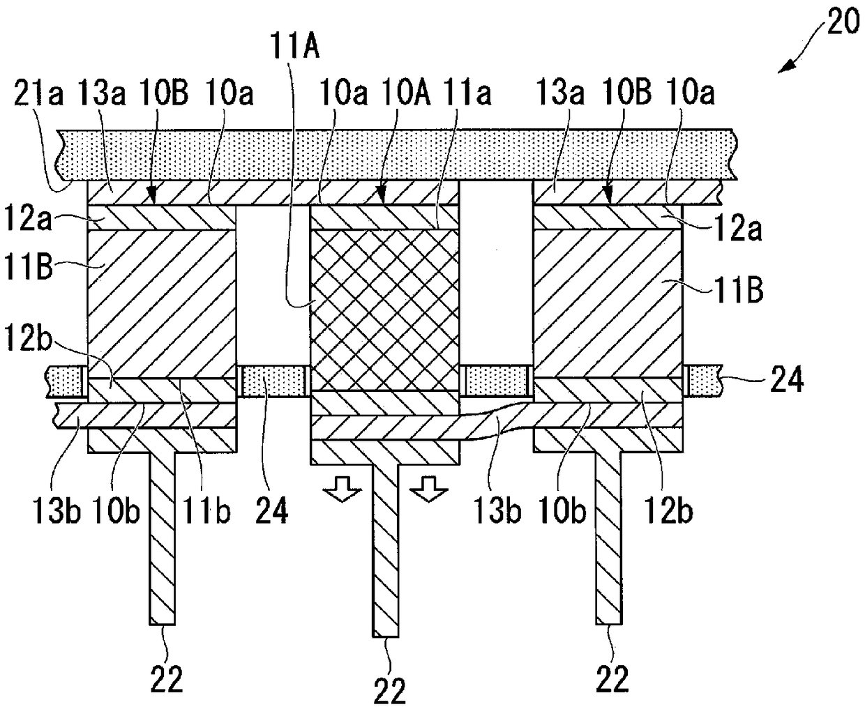 Thermoelectric conversion module