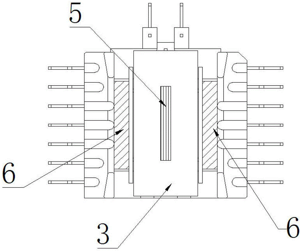 Ultrathin combined type transformer