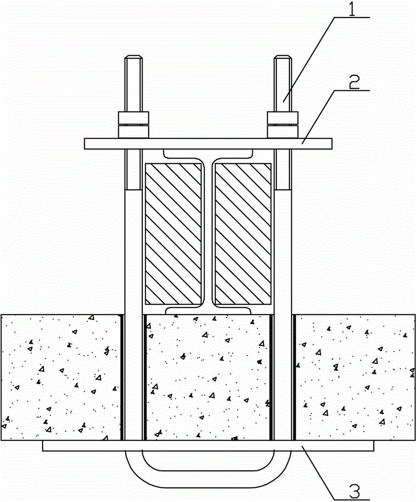 Recyclable rebar anchor pull ring and mounting support thereof