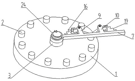 Circular transmission non-space unidirectional intermittent motion mechanism