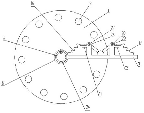 Circular transmission non-space unidirectional intermittent motion mechanism