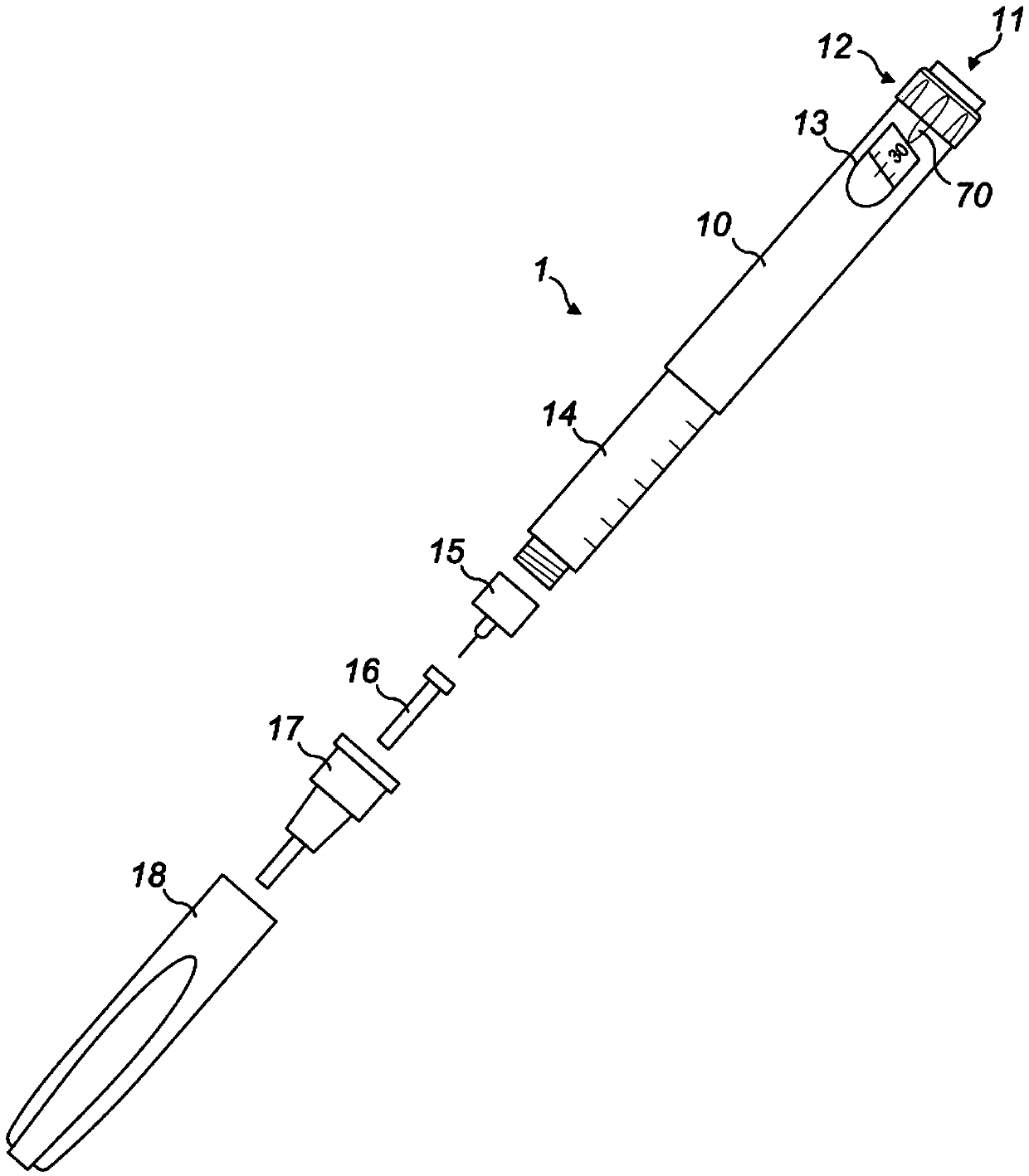 Supplemental device for attachment to an injection device