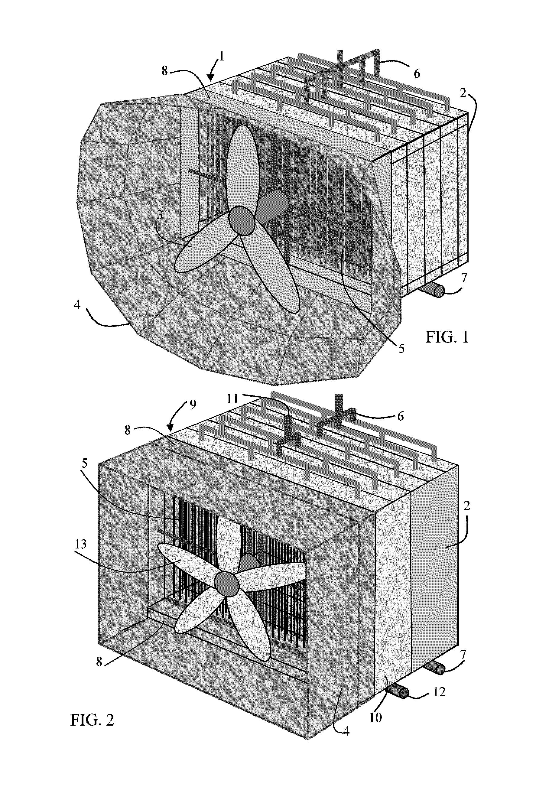 Ammonia Gas Removal and Evaporative Air Cooling Apparatus Applicable to Livestock Confined Facilities and Fabrication Thereof