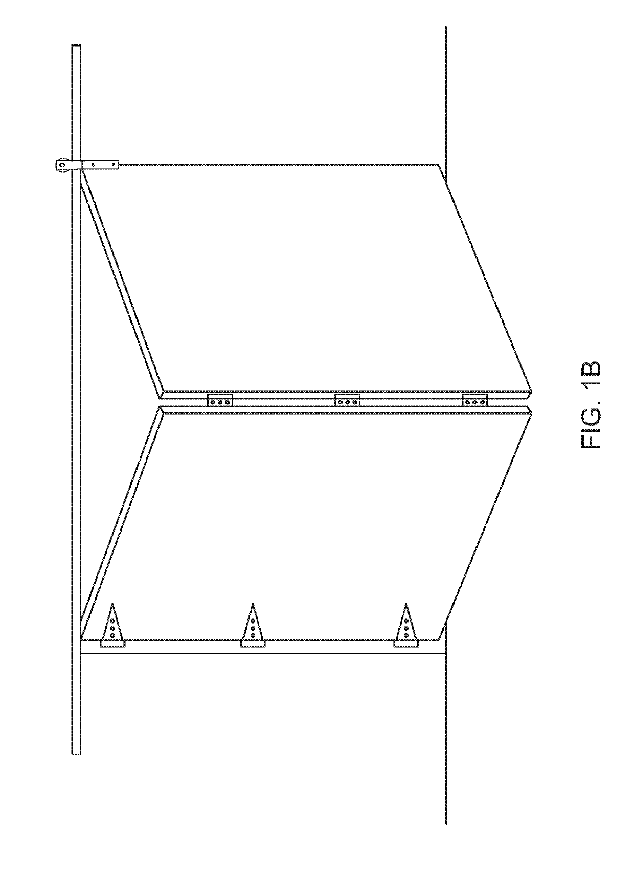 Folding barn style door and hardware