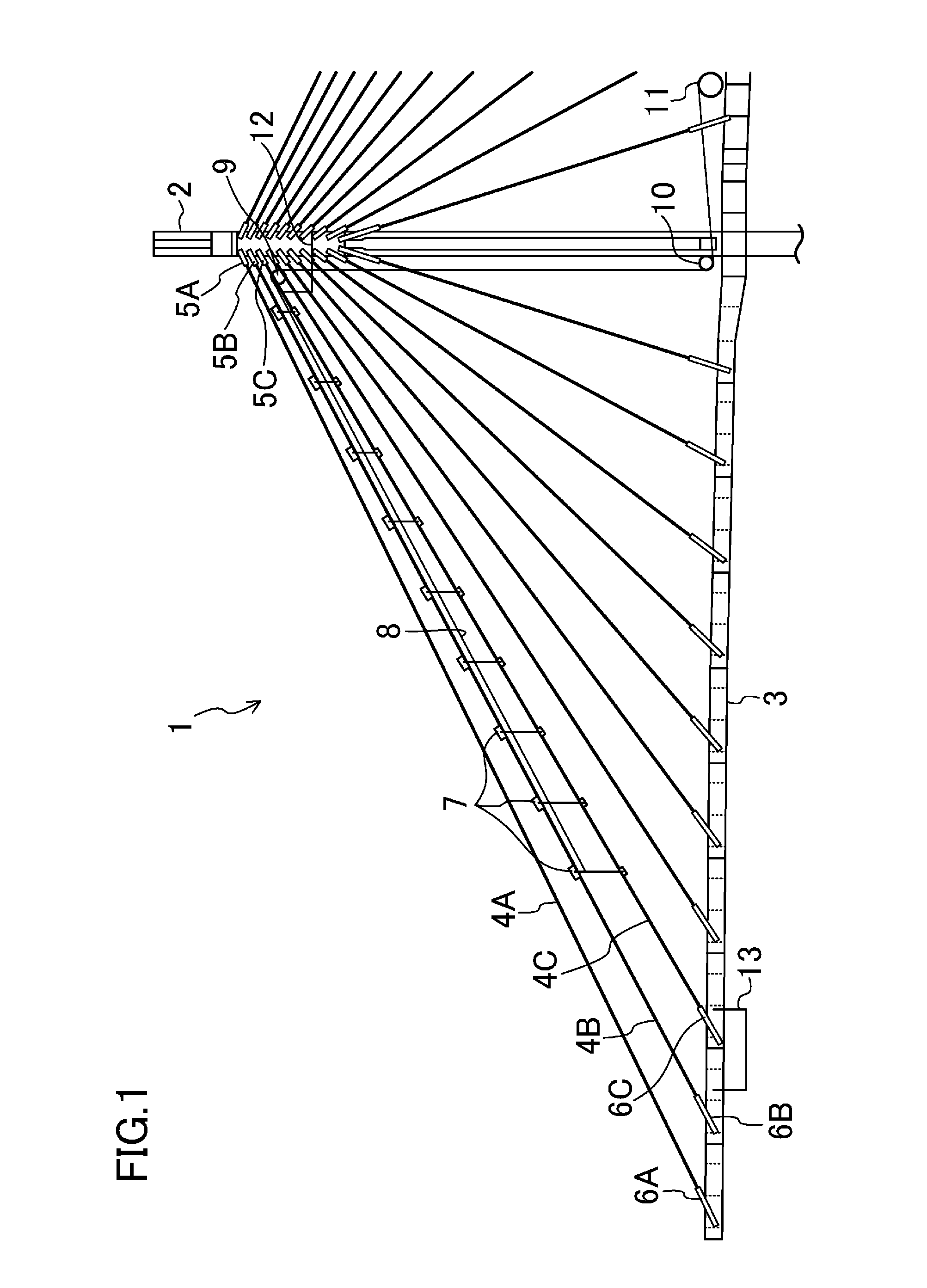 Method for replacing sloped cables, and temporary hanger for replacing sloped cables
