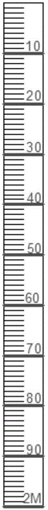 Automatic and remote reservoir level measuring device and method based on one-dimensional vision