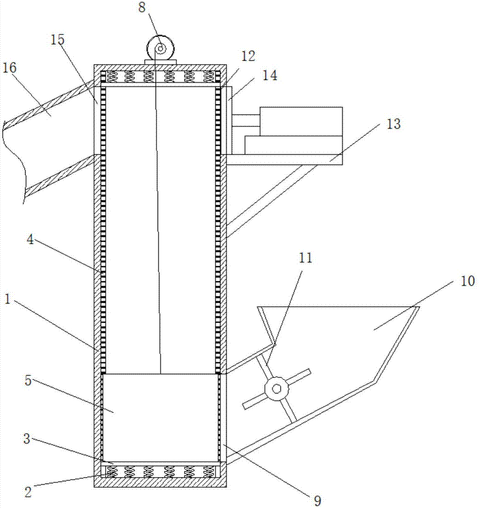 Feed mechanism of refractory matter processing equipment